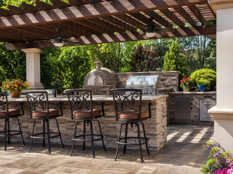 Built-In Outdoor Kitchen