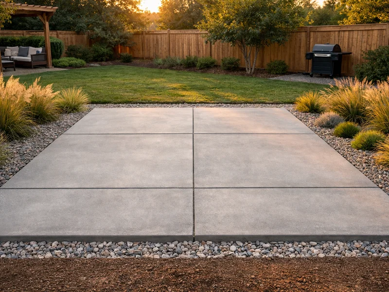 Decorative Concrete Slab Pad
