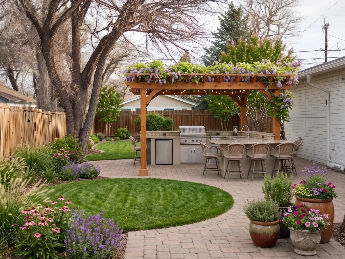 Built-In Outdoor Kitchen transformation example 1