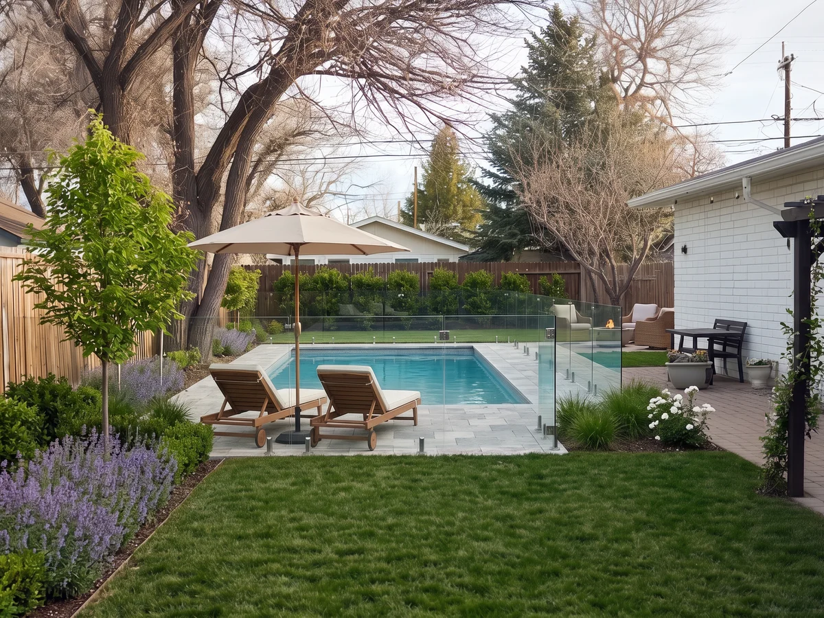 Pool Safety Fence transformation example 1