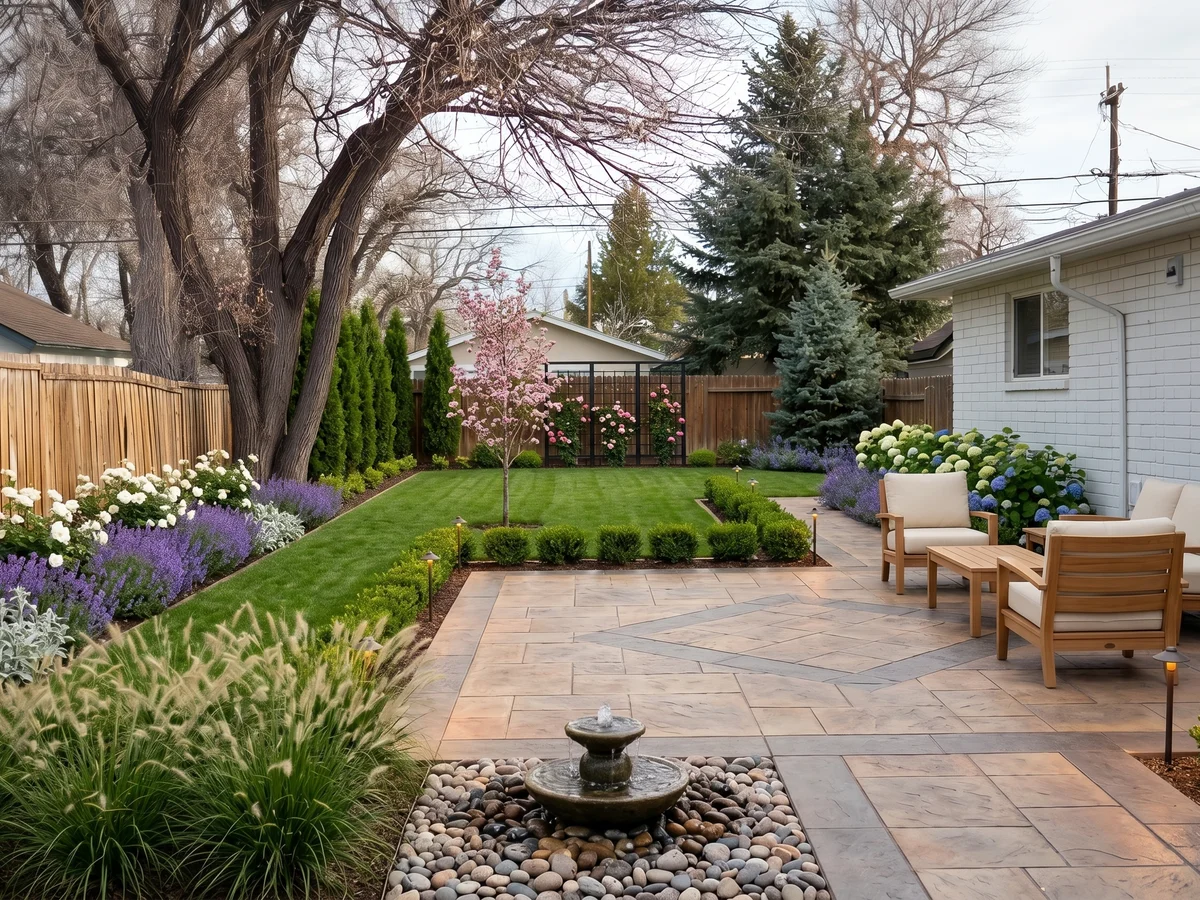 Stamped Concrete Patio transformation example 1