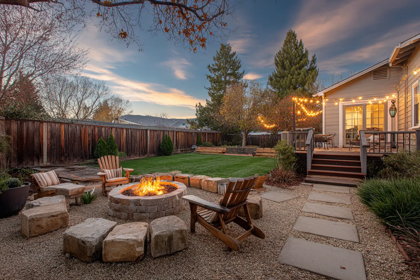 Twilight Firepit Retreat