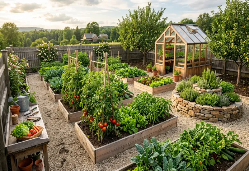 Vegetable Garden & Homestead